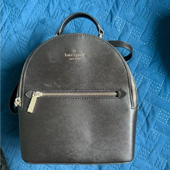 Kate Spade Black Satin-Lined Backpack Amazon.com: Kate Spade New York Chelsea Medium Nylon  main image 3